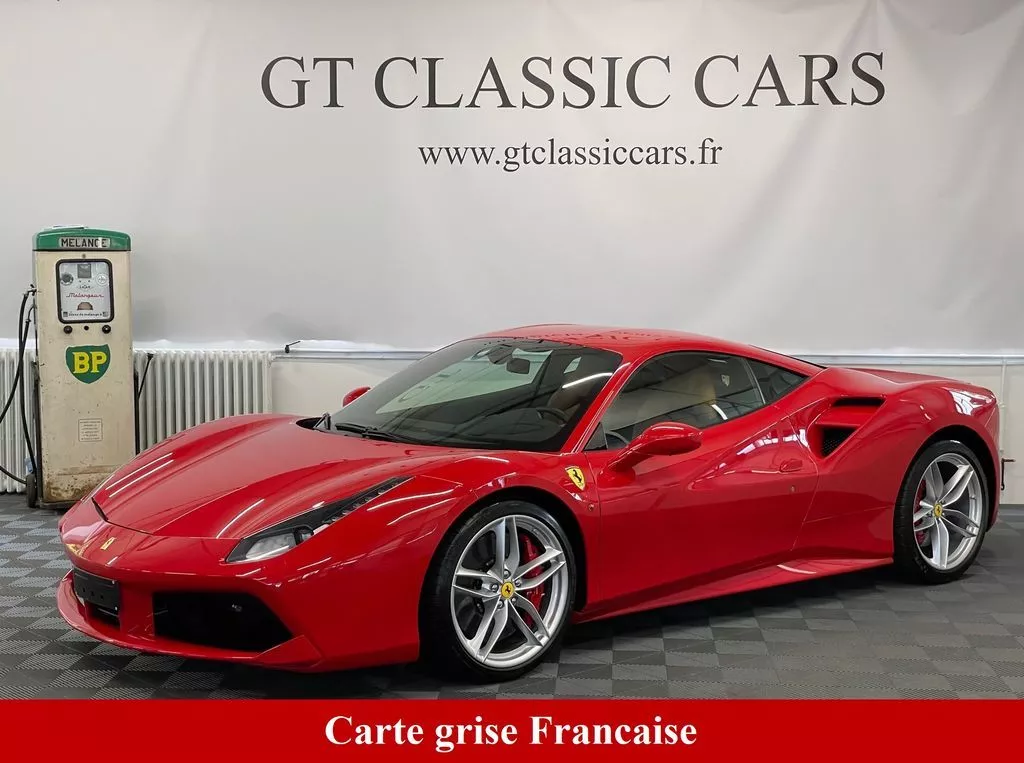Vente occasion FERRARI 488 3.9 GTB DCT - Prix : 234900€ - GT CLASSIC Cars Roquebrune-sur-Argens