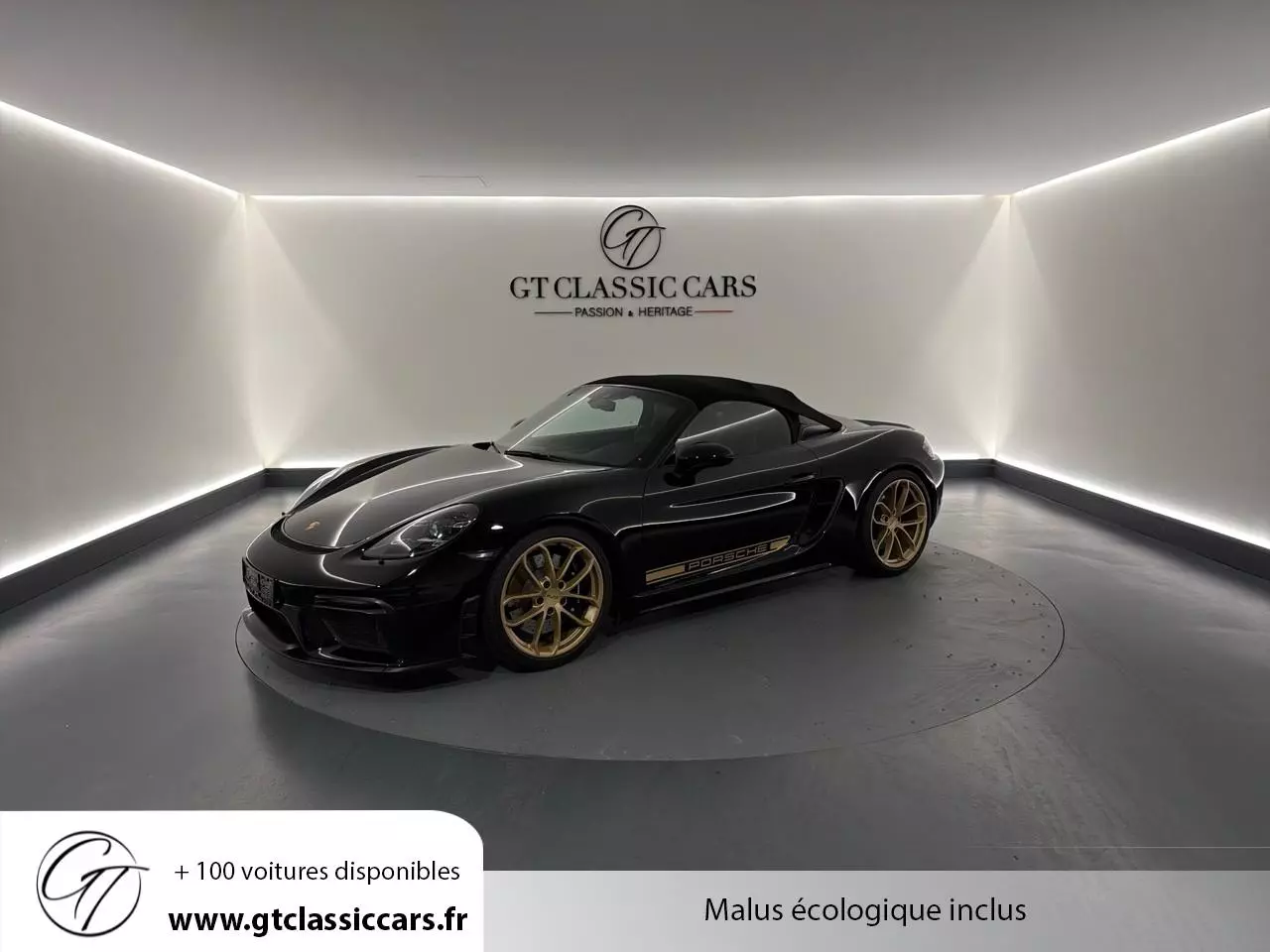 Vente occasion PORSCHE 718 Spyder 4.0i 420 ch PDK - Prix : 139900