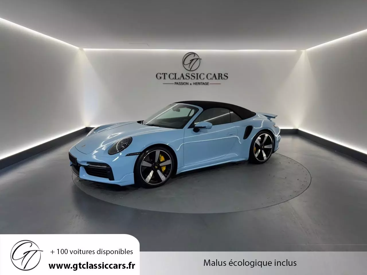 Vente occasion PORSCHE 911 TURBO CABRIOLET 911 Turbo S Cabriolet 3.8i 650 PDK - Prix : 279900