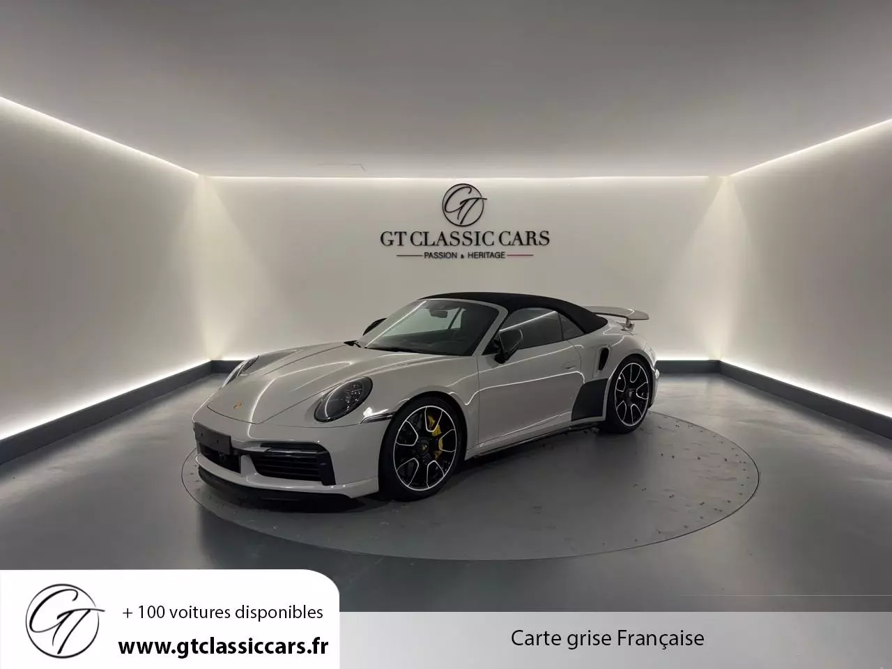Vente occasion PORSCHE 911 TURBO CABRIOLET 911 Turbo S Cabriolet 3.8i 650 PDK - Prix : 269900