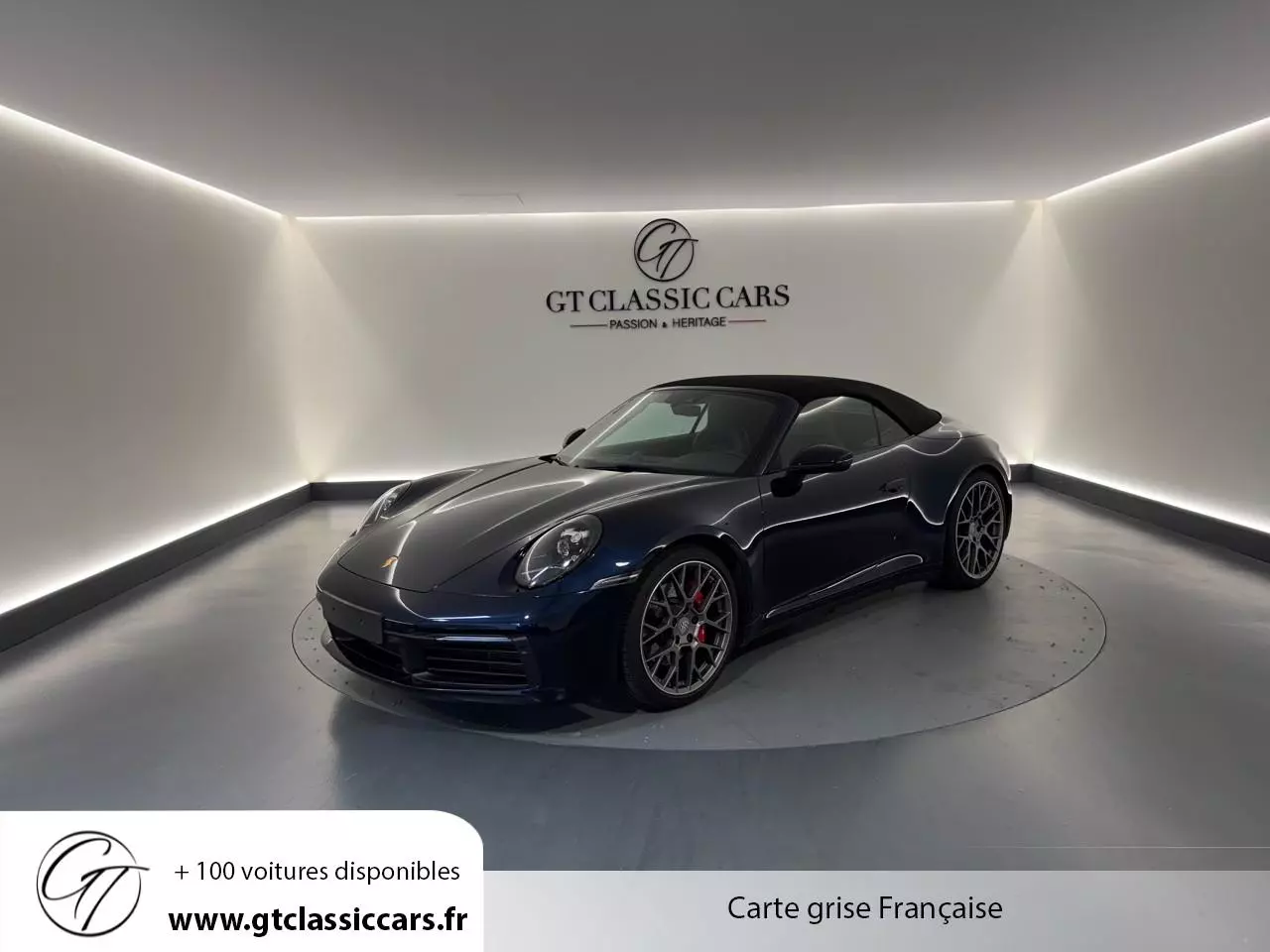 Vente occasion PORSCHE 992 CABRIOLET 3.0 450 CARRERA 4S - Prix : 154900