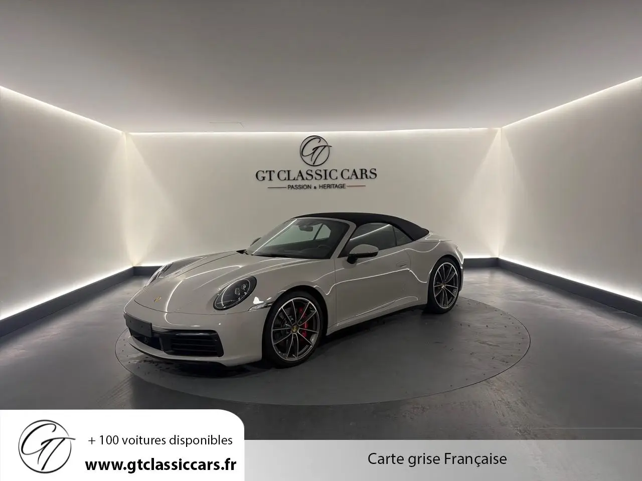 Vente occasion PORSCHE 992 CABRIOLET 3.0 450 CARRERA 4S - Prix : 154800