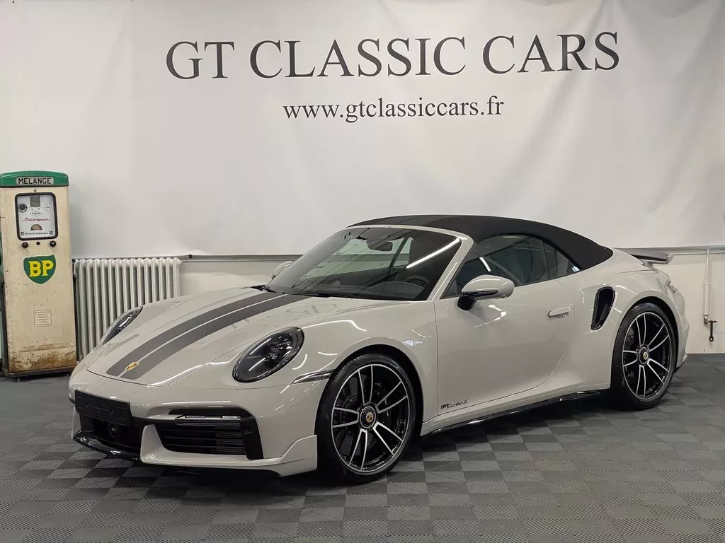 Vente occasion PORSCHE 992 CABRIOLET 3.8 650 TURBO S - Prix : 299900€ - GT CLASSIC Cars Roquebrune-sur-Argens